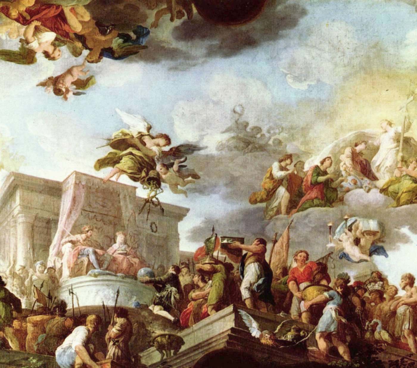 columbus presents the catholic majesties to the new world